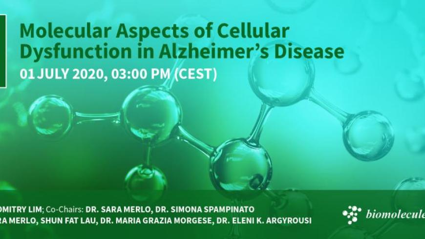 Molecular Aspects of Cellular Dysfunction in Alzheimer's Disease