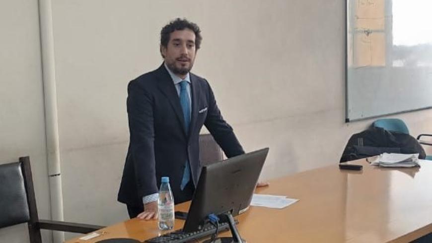 Il dottor Stefano Rossa presso l'Universidad Nacional del Litoral di Santa Fe, in Argentina