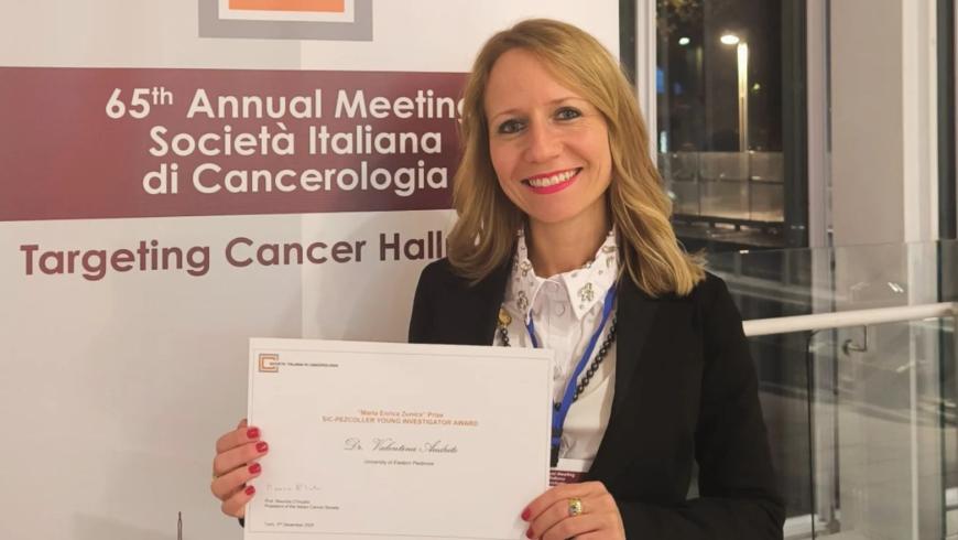 Valentina Audrito (DISIT) premiata con il "Maria Enrica Zunica Prize" 